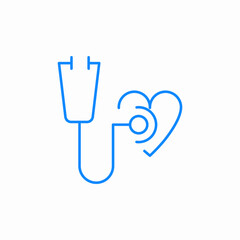heart health monitoring icon sign vector