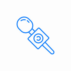 microphone speaker icon sign vector