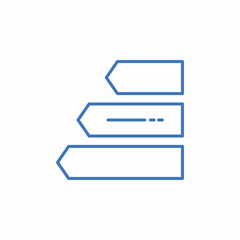 timeline grph icon sign vector