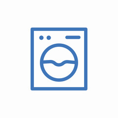 washing mashine icon sign vector