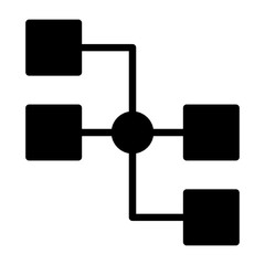 Company Structure Vector Icon