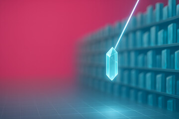 Crystal Data Extraction with Luminous Elements for Data Retrieval and Analysis