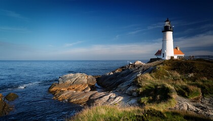 lighthouse on the coast