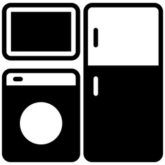 Electronics Icon Relate To Commerce, Shopping And Mall, Use For Modern Concept, Ui, Ux Web And App Development.