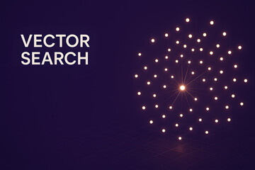 Vector Search Constellation with Luminous Nodes for Efficient Data Retrieval