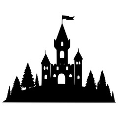 Fototapeta premium Halloween haunted house
