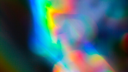 Abstract holographic blur background, colorful rainbow liquid gradients, dreamy iridescent texture