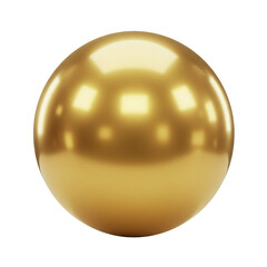 golden sphere backdrop isolated on white background  
