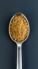 Spice blend in a spoon