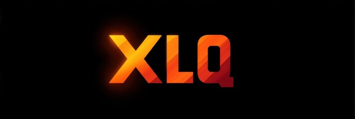 Vibrant logo design showcasing dynamic lettering with bold colors and modern aesthetics in a sleek black background