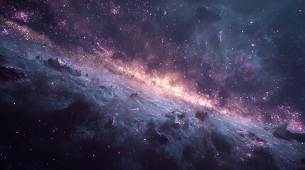 Fototapeta premium Download stunning galaxy nebula space cosmos universe wallpaper background hd for phone and desktop wallpaper