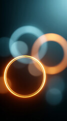 Vibrant rotating disco lights creating dynamic blurred edges