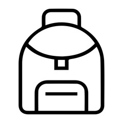 Simple Backpack Icon