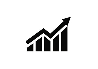 Dark graphic of a rising bar graph.  A simple, upward-trending chart against a black background