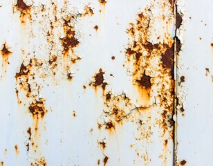 Rusted metal plate