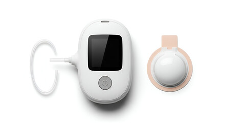 Advanced medical technology: Wireless insulin pump and its continuous glucose monitor setup