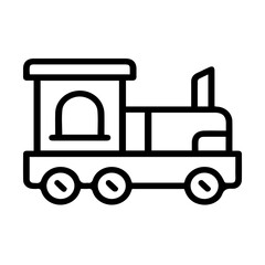 Train Icon Illustration