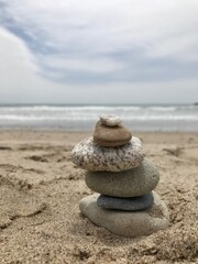 stones on the beach