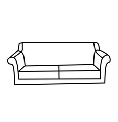 sofa isolated on white background
