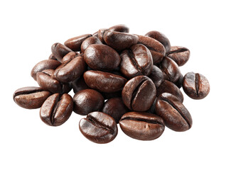 Roasted coffee beans clustered together (4)