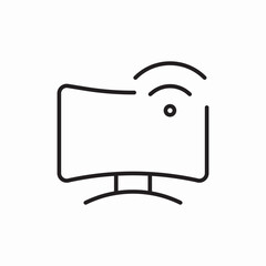 icon vector tv wife connection 