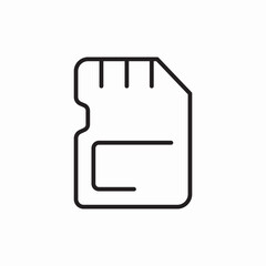 icon vector sim card chip 