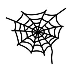 Naklejka premium Halloween Cobweb