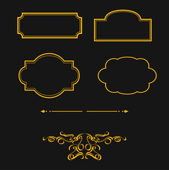 frame with floral ornament