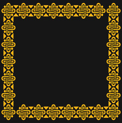 frame with floral ornament