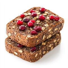 Deliciously sweet chocolate cake and cookie desserts with berries and cream