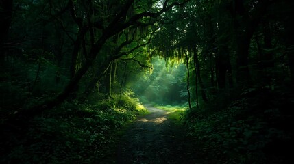 Obraz premium The Embrace of the Forest (Forest Embrace)