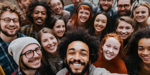 Celebrating Diversity in a Sunlit Community Gathering