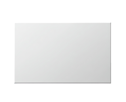 Blank, rectangular, light gray surface