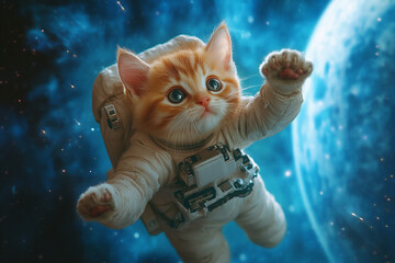 子猫の宇宙飛行士