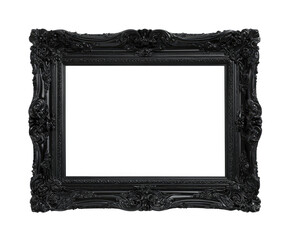 Black ornate picture frame (2)