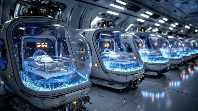 Futuristic concept of human development in capsules: innovative technology for sustainable population growth