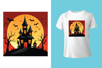 Halloween t-shirt design vector. Typography, Quote, Halloween t-shirt design. Halloween t-shirt for Halloween day.