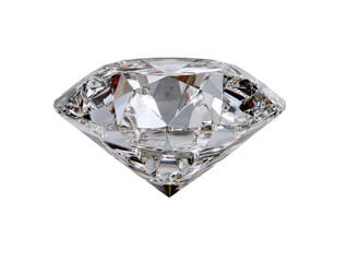 Sparkling diamond,faceted, brilliant cut