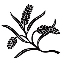 家紋です。一本稲といいます。