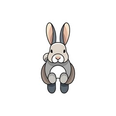 Obraz premium Cute Cartoon Bunny Illustration
