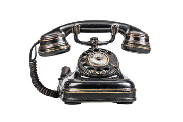 Vintage rotary dial telephone