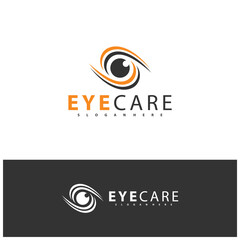 Eye Logo design vector template. Colorful media icon. Vision Logotype concept idea