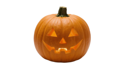 Spooky Halloween Jack-o'-lantern A Glowing Symbol of Autumn Festivities