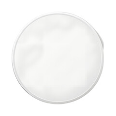 a simple white circle centered against black background