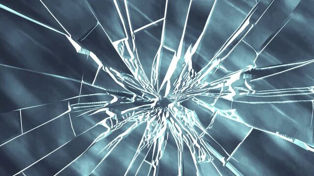 Crack Animation that looks like glass with cracks 4