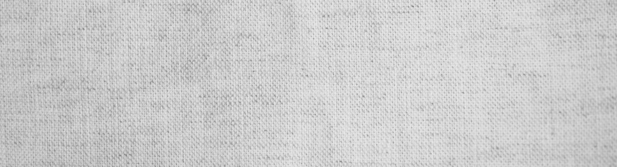 Black white light gray fabric cloth. Natural linen fabric texture background. Close-up. Empty....