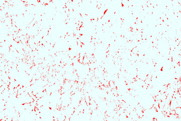 Blue and red ink splashes and abstract background. Blue and orange background. Pattern and textured illustration.