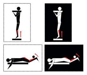 simulator instruction man leg muscles