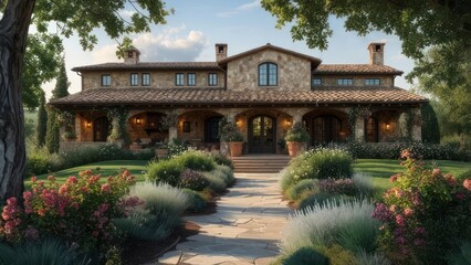 Fototapeta premium Rustic Tuscan Villa