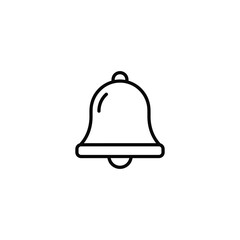 Notification bell icon set. Alarm symbol. Incoming message symbol. Bell for subscribe, alarm and push chat alert. New notification, reminder. Golden bell shakes to alert you to an upcoming schedule